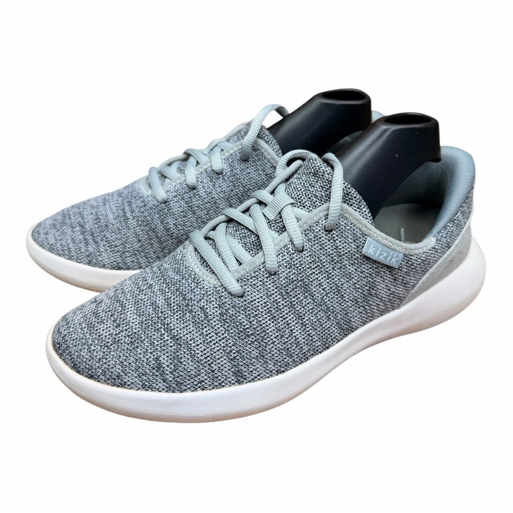 Kizik Madrid Eco Knit Heathered Grey Women’s Size  7.5 Athletic Sneaker